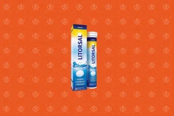 Litorsal Zdrovit, 24 tabletki musujące, smak cytrynowo - miętowy