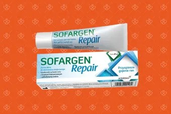 Sofargen Repair, żel na rany i oparzenia z kwasem hialuronowym i sulfadiazyną srebra, tuba 25 g